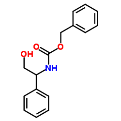 Benzyl (2-hydroxy-1-phenylethyl)carbamate结构式