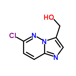 6-氯-咪唑并[1,2-b]吡嗪-3-甲醇结构式