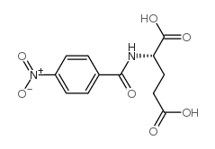 N-对硝基苯甲酰谷氨酸结构式