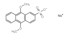 9,10-二甲氧基蒽-2-磺酸钠盐结构式