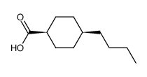 cis 4-butylcyclohexanecarboxylic acid结构式