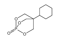 4-cyclohexyl-2,6,7-trioxa-1&lambda;5-phosphabicyclo[2.2.2]octane 1-oxide结构式
