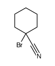 1-bromocyclohexanecarbonitrile结构式