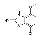 2-Benzothiazolamine,7-chloro-4-methoxy-(9CI)结构式