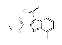 ethyl 8-methyl-3-nitroimidazo[1,2-a]pyridine-2-carboxylate结构式
