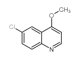 4-甲氧基-6-氯喹啉结构式