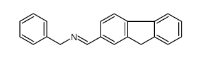 N-benzyl-1-(9H-fluoren-2-yl)methanimine结构式