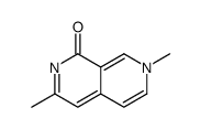 3,7-dimethyl-2,7-naphthyridin-1-one结构式