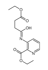 3-[(4-Ethoxy-1,4-dioxobutyl)amino]-2-pyridinecarboxylic Acid Ethyl Ester结构式