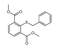 dimethyl 2-benzylsulfanylbenzene-1,3-dicarboxylate结构式