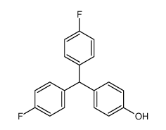 bis(4-fluorophenyl)-4-hydroxyphenylmethane结构式