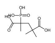 2,2,4-trimethyl-4-phosphonoglutaric acid结构式