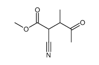 3-Methyl-2-cyan-laevulinsaeure-methylester结构式