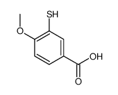 4-methoxy-3-sulfanylbenzoic acid结构式