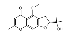 (S)-(+)-5-O-methylvisamminol结构式