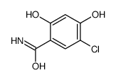 5-chloro-2,4-dihydroxybenzamide结构式