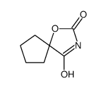 1-Oxa-3-azaspiro[4.4]nonane-2,4-dione(6CI,9CI)结构式