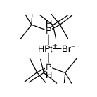 trans-PtHBr[P(t-Bu)3]2结构式