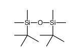 Disiloxane, 1,3-bis(1,1-dimethylethyl)-1,1,3,3-tetramethyl-结构式