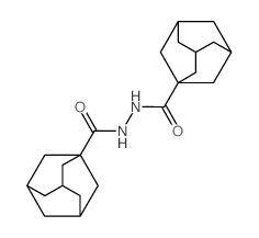 N-(adamantane-1-carbonyl)adamantane-1-carbohydrazide结构式