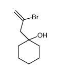 1-(2-bromoprop-2-enyl)cyclohexan-1-ol结构式