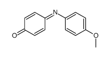 4-(4-methoxyphenyl)iminocyclohexa-2,5-dien-1-one结构式