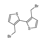 3-(bromomethyl)-2-[3-(bromomethyl)thiophen-2-yl]thiophene结构式