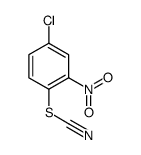 Thiocyanic acid 4-chloro-2-nitrophenyl ester结构式