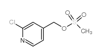 2-氯吡啶-4-甲磺酸甲酯结构式
