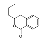 3-propyl-3,4-dihydroisochromen-1-one结构式