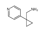 Cyclopropanemethanamine, 1-(4-pyridinyl)- (9CI)结构式