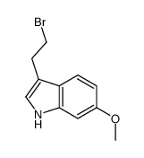 1H-INDOLE,3-(2-BROMOETHYL)-6-METHOXY-结构式