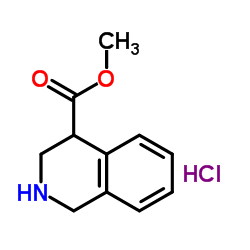 1,2,3,4-四氢异喹啉-4-羧酸甲酯盐酸盐结构式