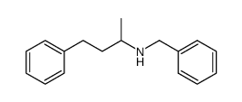 N-benzyl-N-(1-methyl-3-phenylpropyl)-amine结构式