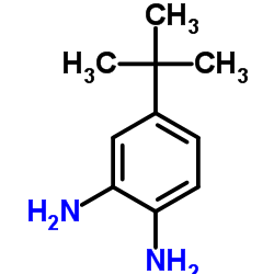 4-叔丁基苯-1,2-二胺结构式