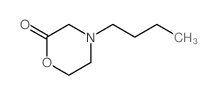 2-Morpholinone,4-butyl-结构式