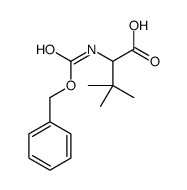 3,3-dimethyl-2-(phenylmethoxycarbonylamino)butanoic acid结构式