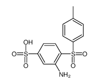 3-amino-4-(4-methylphenyl)sulfonylbenzenesulfonic acid结构式