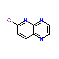 6-氯吡啶并[3,2-B]吡嗪结构式