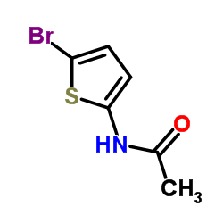 N-(2-溴噻吩-5-基)-乙酰胺结构式