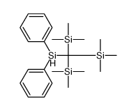 [diphenylsilyl-bis(trimethylsilyl)methyl]-trimethylsilane结构式