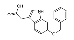 6-苄氧基吲哚-3-乙酸结构式