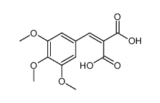 2-(3,4,5-trimethoxybenzylidene)malonic acid结构式