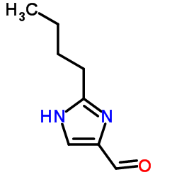 2-丁基-1H-咪唑-4-甲醛结构式