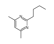 2-butyl-4,6-dimethylpyrimidine结构式