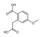 2-(carboxymethyl)-4-methoxybenzoic acid结构式