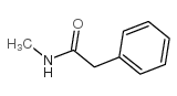 N-甲基-2-苯基乙酰胺结构式