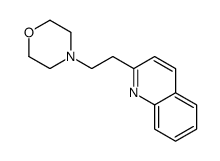4-(2-quinolin-2-ylethyl)morpholine结构式