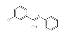 3-chloro-N-phenylbenzamide结构式