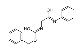 benzyl N-(2-anilino-2-oxoethyl)carbamate结构式